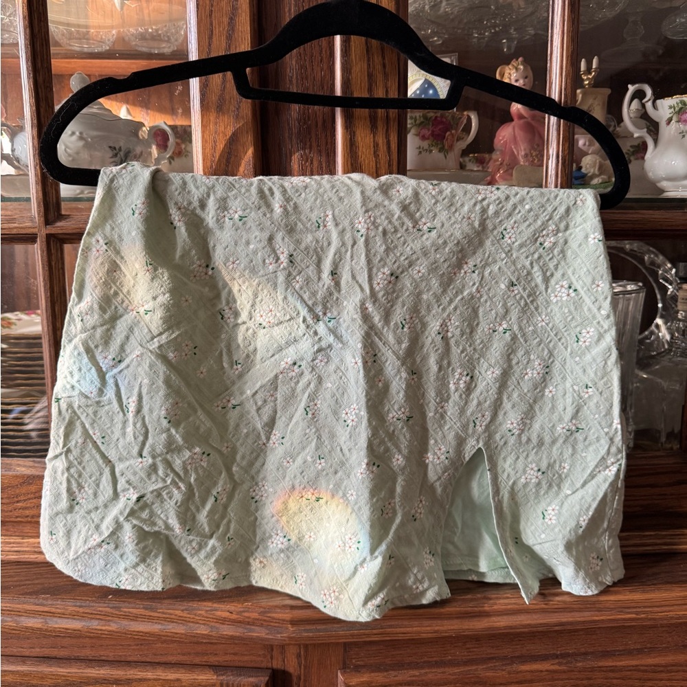 Princess Polly Mint Green Floral Top